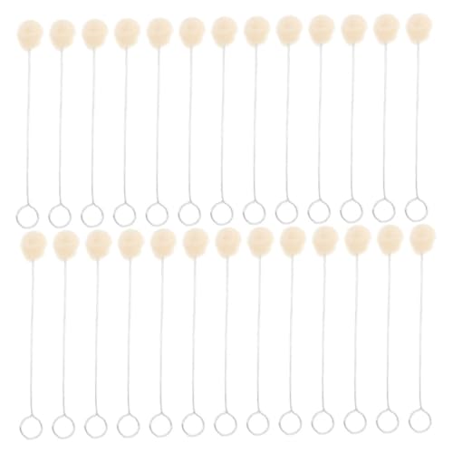HOODANCOS 30 Stück Wollknäuelbürste Pinselwerkzeug Schuhputzbürste DIY -Handwerk Pinsel- Färben, Basteln Schuhputzset Kleber Schuhglanzbürste Lederfarben Edelstahl Beige HOODANCOS 30 Stück Wollknäuelbürste Pinselwerkzeug Schuhputzbürste DIY -Handwerk Pinsel- Färben, Basteln Schuhputzset Kleber Schuhglanzbürste Lederfarben Edelstahl Beige von HOODANCOS