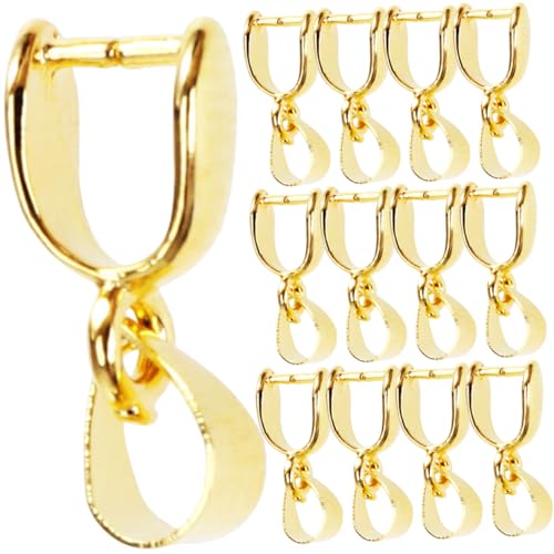 HOODANCOS 30 Stück Zubehör melonenschnalle Herstellung Halskette Schlüssel für schmuck herstellen armband zubehör Schmuckanhänger Verbindungsschnallen Anhängerschnalle Legierung Golden HOODANCOS 30 Stück Zubehör melonenschnalle Herstellung Halskette Schlüssel für schmuck herstellen armband zubehör Schmuckanhänger Verbindungsschnallen Anhängerschnalle Legierung Golden von HOODANCOS