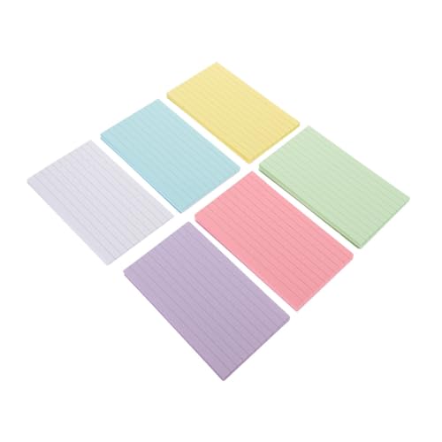 HOODANCOS 300 Blatt Farbige Karteikarten Lernen Kleine Karteikarte Cue -karten Karten Leer Studieren Schreibwaren Herstellung Pastell Revision Linierte Karteikarten Papier HOODANCOS 300 Blatt Farbige Karteikarten Lernen Kleine Karteikarte Cue -karten Karten Leer Studieren Schreibwaren Herstellung Pastell Revision Linierte Karteikarten Papier von HOODANCOS