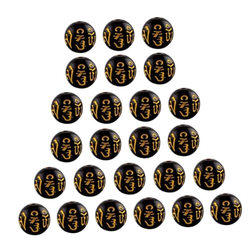 HOODANCOS 300 Stück Feng Shui Glücksarmband Schwarze Buddhistische Perlen für Schmuckherstellung für Reichtum und Wohlstand DIY Dekoration für Kreative Projekte HOODANCOS 300 Stück Feng Shui Glücksarmband Schwarze Buddhistische Perlen für Schmuckherstellung für Reichtum und Wohlstand DIY Dekoration für Kreative Projekte von HOODANCOS