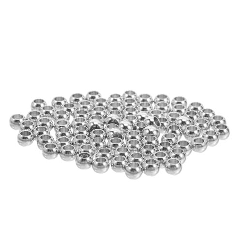 HOODANCOS 300 Stück Glatte Runde Schmuckperlen für Diy Armbänder und Bastelarbeiten Robuste Langlebige Zubehörteile mit Faderesistentem Finish HOODANCOS 300 Stück Glatte Runde Schmuckperlen für Diy Armbänder und Bastelarbeiten Robuste Langlebige Zubehörteile mit Faderesistentem Finish von HOODANCOS