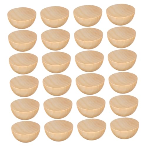 HOODANCOS 300 Stück Halbkreis Holzperlen Unbearbeitete Holzhalbkugeln Natürliche Holzsplitter Für DIY Bastelarbeiten Dekoration Weihnachten Erwachsene HOODANCOS 300 Stück Halbkreis Holzperlen Unbearbeitete Holzhalbkugeln Natürliche Holzsplitter Für DIY Bastelarbeiten Dekoration Weihnachten Erwachsene von HOODANCOS