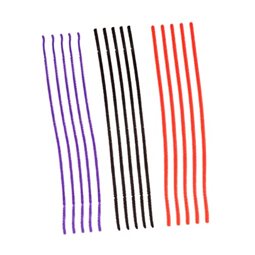 HOODANCOS 300Stücke Plüsch Sticks für Flexibles Bastelmaterial Orange Schwarz Hellpurpur DIY für Handgemachte und Frühkindliche Bildung HOODANCOS 300Stücke Plüsch Sticks für Flexibles Bastelmaterial Orange Schwarz Hellpurpur DIY für Handgemachte und Frühkindliche Bildung von HOODANCOS