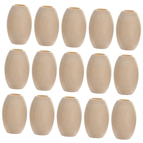 HOODANCOS Oval Geformte Perlen Zum Basteln 30 Stück Holzperlen in Leuchtenden Farben für Die Herstellung Von Armbändern und Schmuck HOODANCOS Oval Geformte Perlen Zum Basteln 30 Stück Holzperlen in Leuchtenden Farben für Die Herstellung Von Armbändern und Schmuck von HOODANCOS