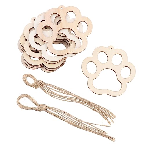 HOODANCOS 30Stücke Dekorative Holzscheiben mit Baumwollseilen DIY Ornamente für Kreative Bastelprojekte Umweltfreundliche Holzverzierung für Feste und HOODANCOS 30Stücke Dekorative Holzscheiben mit Baumwollseilen DIY Ornamente für Kreative Bastelprojekte Umweltfreundliche Holzverzierung für Feste und von HOODANCOS