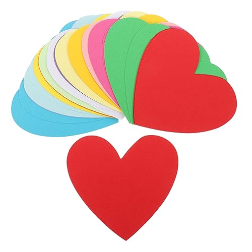 HOODANCOS 30Stücke Herzförmige Papierausschnitte Dekorationen für Klassenzimmer Mottopartys und DIY Projekte für Valentinstag Sommerpartys und Bastelideen von HOODANCOS