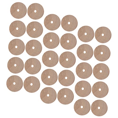 HOODANCOS 30Stücke Holzräder für Bastelprojekte Runde DIY Holzräder Dicke Innen für Spielzeugwagen Handwerksprojekte HOODANCOS 30Stücke Holzräder für Bastelprojekte Runde DIY Holzräder Dicke Innen für Spielzeugwagen Handwerksprojekte von HOODANCOS