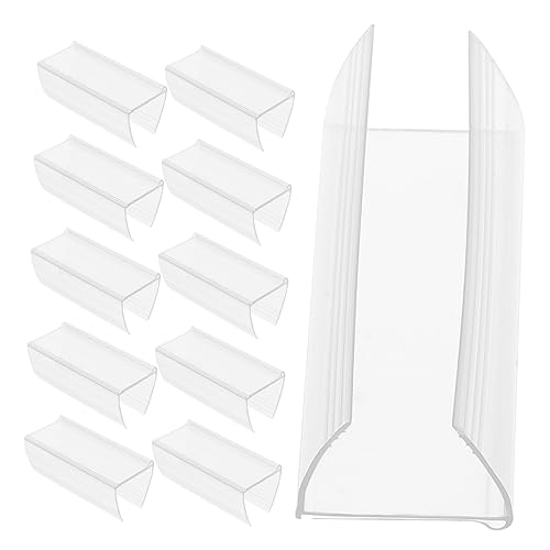 HOODANCOS 30Stücke Preisinhaber für Supermärkte Langlebige Etikettenhalter für Regale Flexible Clip Halter für Preisanzeigen und Werbung für Einzelhandel und Organisation von HOODANCOS