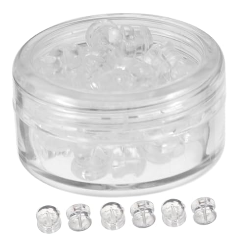 HOODANCOS 30Stücke Silikon Ohrring Verschlüsse Transparente Ohrring Stopper für Sicheren Halt Schmuckzubehör für DIY Projekte Passt zu Ohrsteckern und Haken Hautfreundlich und Einfach HOODANCOS 30Stücke Silikon Ohrring Verschlüsse Transparente Ohrring Stopper für Sicheren Halt Schmuckzubehör für DIY Projekte Passt zu Ohrsteckern und Haken Hautfreundlich und Einfach von HOODANCOS