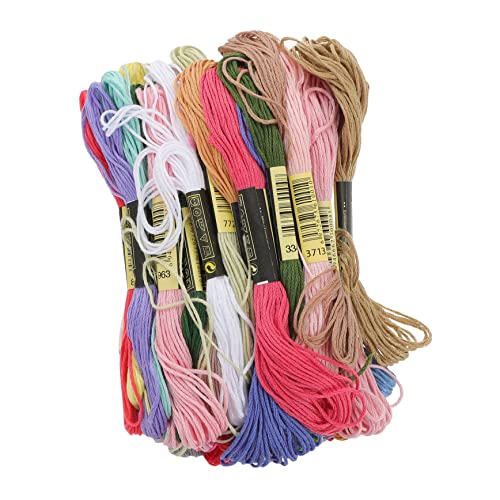 HOODANCOS 36 Stück Farben Stickgarn DIY Stickfäden für Kreuzstich Handarbeiten Bastelprojekte für Familienaktivitäten und Kreative mit Freunden HOODANCOS 36 Stück Farben Stickgarn DIY Stickfäden für Kreuzstich Handarbeiten Bastelprojekte für Familienaktivitäten und Kreative mit Freunden von HOODANCOS