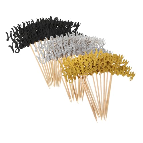 HOODANCOS 36 Stück Geburtstagstortendekoration Geburtstagstortenaufsatz Cupcake Topper Happy Birthday Cupcake Geburtstagsdekorationen Desserts Topper Pick Cake Topper Happy Birthday Cupcake HOODANCOS 36 Stück Geburtstagstortendekoration Geburtstagstortenaufsatz Cupcake Topper Happy Birthday Cupcake Geburtstagsdekorationen Desserts Topper Pick Cake Topper Happy Birthday Cupcake von HOODANCOS
