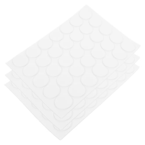 HOODANCOS 3Blätter Doppelseitiges Klebeband Ablösbares Klebeband für Verschiedene Materialien Transparente Klebestreifen für Zuhause und Büro von HOODANCOS