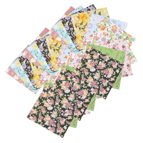 HOODANCOS 3Sätze Doppelseitiges Origami Papier Quadratische Bastelpapiere für DIY Kunsthandwerk Zufällige Designs für Falten und Basteln Scrapbooking von HOODANCOS