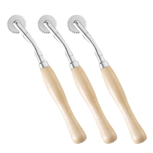 HOODANCOS 3Stücke Nähwerkzeug Ergonomisches Nährad für Präzise Stoffmarkierungen für DIY Nähprojekte und Professionelle Anwendungen von HOODANCOS