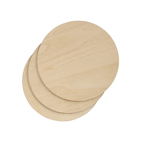 HOODANCOS 3Stücke Runde Holzscheiben für DIY Malerei Handgefertigte Holzplatten Naturholz für Kunsthandwerk und Kreative Dekorationen HOODANCOS 3Stücke Runde Holzscheiben für DIY Malerei Handgefertigte Holzplatten Naturholz für Kunsthandwerk und Kreative Dekorationen von HOODANCOS