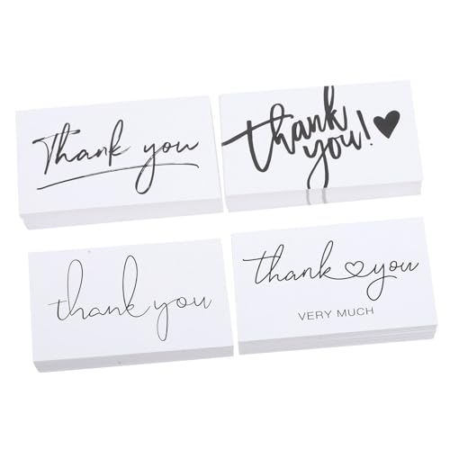 HOODANCOS 4 Danke Dir Karte Dankbar Glückwunsch Süße Dankeskarten Kleinunternehmensbedarf Leere Dankeskarten Kommerziell Etiketten Danke Karten Danke Aufkleber Kleine Unternehmen Weiß Papier von HOODANCOS