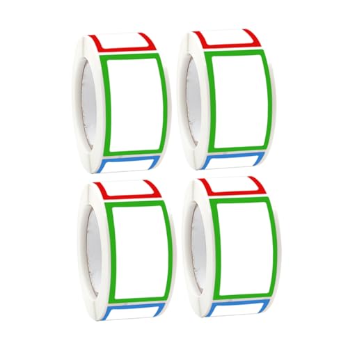 HOODANCOS 4 Rollen Farbige Selbstklebende Etiketten für Küchenbehälter Beschreibbare Packung Aufkleber zur Markierung und Klassifizierung von Gewürzen und Haushaltsgegenständen HOODANCOS 4 Rollen Farbige Selbstklebende Etiketten für Küchenbehälter Beschreibbare Packung Aufkleber zur Markierung und Klassifizierung von Gewürzen und Haushaltsgegenständen von HOODANCOS