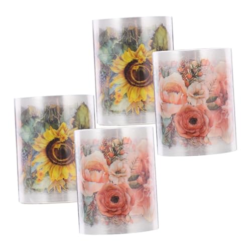 HOODANCOS 4 Rollen Handband Pflanzen Scrapbook-zubehör Scrapbooking Tape Junk-journal-zubehör Klebstoff Scrapbooking -vorräte Sammelalbum Liefert Zeitschriftenaufkleber Das Haustier HOODANCOS 4 Rollen Handband Pflanzen Scrapbook-zubehör Scrapbooking Tape Junk-journal-zubehör Klebstoff Scrapbooking -vorräte Sammelalbum Liefert Zeitschriftenaufkleber Das Haustier von HOODANCOS