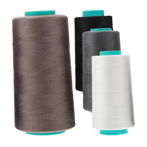 HOODANCOS 4 Rollen Nähmaschinen Handnähgarn Fäden Zum Nähen Stickgarn Zum Nähen Dickes Nähgarn Nähmaschinengarn Set Quiltgarn Polstergarn Polyester HOODANCOS 4 Rollen Nähmaschinen Handnähgarn Fäden Zum Nähen Stickgarn Zum Nähen Dickes Nähgarn Nähmaschinengarn Set Quiltgarn Polstergarn Polyester von HOODANCOS