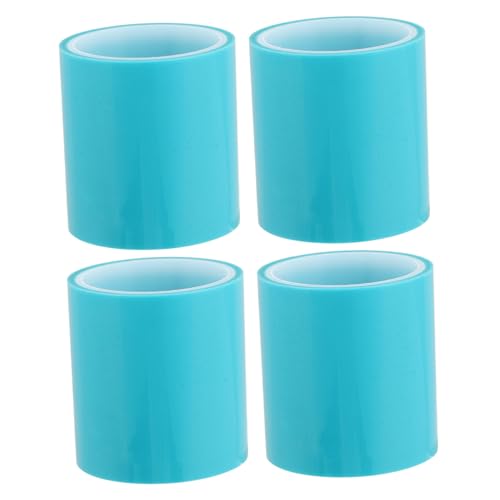 HOODANCOS 4 Rollen Spurloses Hochtemperaturband Wärmeband Band Masse Harzband Zum Formen Von Epoxidharz Klebeband Zum Einwickeln Nahtloses Klebeband Elektronikband Sky-blue Das Haustier von HOODANCOS