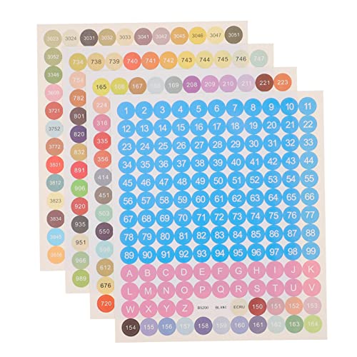 HOODANCOS 4 Sätze Bunte Nummernaufkleber für Diamantmalerei Selbstklebende Etiketten zur Einfachen Klassifizierung Aufbewahrungsboxen für DIY Projekte und Kreative Anwendungen HOODANCOS 4 Sätze Bunte Nummernaufkleber für Diamantmalerei Selbstklebende Etiketten zur Einfachen Klassifizierung Aufbewahrungsboxen für DIY Projekte und Kreative Anwendungen von HOODANCOS