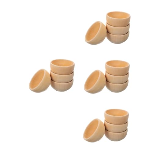 HOODANCOS 4 Sätze Holzschalen Für Diy Projekte Unvollendete Holzspielzeuge Dekorative Schalen Hochwertigem Holz Für Kreative Bastelarbeiten Und Küchenrollen 4 Stück * 4 HOODANCOS 4 Sätze Holzschalen Für Diy Projekte Unvollendete Holzspielzeuge Dekorative Schalen Hochwertigem Holz Für Kreative Bastelarbeiten Und Küchenrollen 4 Stück * 4 von HOODANCOS