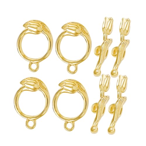 HOODANCOS 4 Sätze Metallverbindungsschnalle Knebelverschluss für Halskette Knebelverschlüsse aus Kupfer Knebelverschlüsse für Halsketten aus Metall Armband Knebelverschlüsse Golden HOODANCOS 4 Sätze Metallverbindungsschnalle Knebelverschluss für Halskette Knebelverschlüsse aus Kupfer Knebelverschlüsse für Halsketten aus Metall Armband Knebelverschlüsse Golden von HOODANCOS