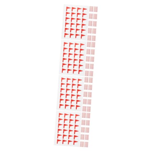HOODANCOS 4 Sätze Rote Fahnenaufkleber Vinyl Selbst Markierungsetiketten Flaggenmarkierungsaufkleber Klebebrikotaufkleber Etikett Etiketten Aufkleber Etikettenaufkleber Papier 288 Stück * 4 HOODANCOS 4 Sätze Rote Fahnenaufkleber Vinyl Selbst Markierungsetiketten Flaggenmarkierungsaufkleber Klebebrikotaufkleber Etikett Etiketten Aufkleber Etikettenaufkleber Papier 288 Stück * 4 von HOODANCOS