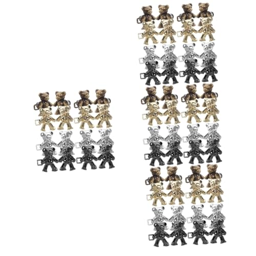 HOODANCOS 4 Sätze Taillenknopf Jean Button Jeansknöpfe Stifte Jeansknopf-ersatz Jeans-bundspanner Hosenknöpfe Zum Verkleinern Hosen Taillenstraffer Zinklegierung 8 Paare * 4 von HOODANCOS