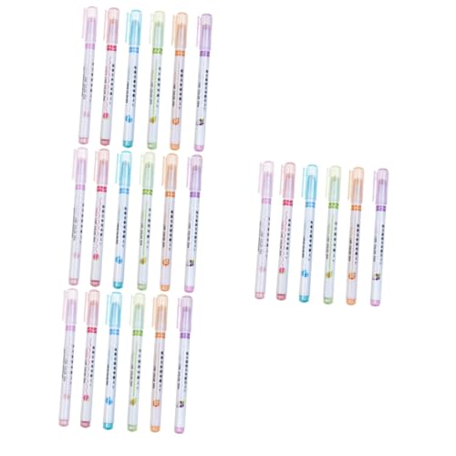 HOODANCOS 4 Sätze Textmarker-set Pastell Markierung Kurven Form Schreibwaren Bußgeld Farbstifte Zum Notieren Farbige Highlighter Fluoreszierender Stift Flüssige Textmarker Abs 6 Stück * 4 HOODANCOS 4 Sätze Textmarker-set Pastell Markierung Kurven Form Schreibwaren Bußgeld Farbstifte Zum Notieren Farbige Highlighter Fluoreszierender Stift Flüssige Textmarker Abs 6 Stück * 4 von HOODANCOS