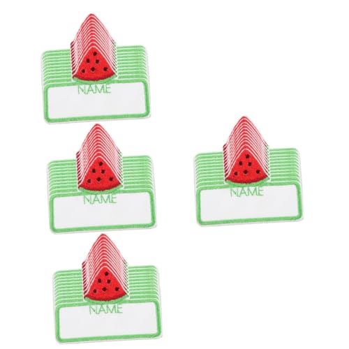 HOODANCOS 4 Sätze Wassermelonen-namensaufkleber Kleideretiketten Stoffetiketten Wäscheetiketten Abzeichen Annähen Patch Aufnähen Namensschilder Für Kleidung Kind Polyesterfaden 10 Stück * 4 HOODANCOS 4 Sätze Wassermelonen-namensaufkleber Kleideretiketten Stoffetiketten Wäscheetiketten Abzeichen Annähen Patch Aufnähen Namensschilder Für Kleidung Kind Polyesterfaden 10 Stück * 4 von HOODANCOS