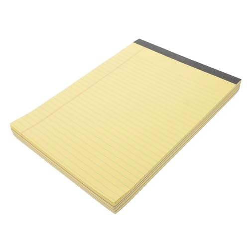 HOODANCOS 4 Stück Papier Nehmen Zerreißbar Schreibwaren Unterlage Schreiben Von Pads Memo -pad Notizbilder Schmucklos Täglich Notizbuch Büro Treffen Steno-pad Yellow HOODANCOS 4 Stück Papier Nehmen Zerreißbar Schreibwaren Unterlage Schreiben Von Pads Memo -pad Notizbilder Schmucklos Täglich Notizbuch Büro Treffen Steno-pad Yellow von HOODANCOS