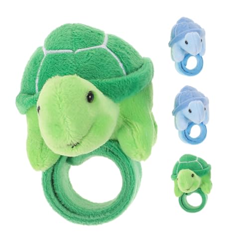 HOODANCOS 4 Stück Plüschschildkröten Slap Armbänder Weiches Kuscheltier Armband Design Für Erwachsene Partygeschenk Alltagsschmuck HOODANCOS 4 Stück Plüschschildkröten Slap Armbänder Weiches Kuscheltier Armband Design Für Erwachsene Partygeschenk Alltagsschmuck von HOODANCOS