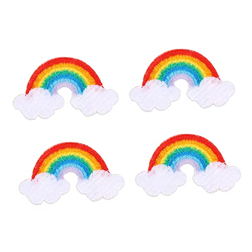 HOODANCOS 4 Stück Regenbogen DIY Aufnäher Selbstklebende Stickerei Patches für Kleidung Taschen und Bastelprojekte Langlebigem für Gestaltung HOODANCOS 4 Stück Regenbogen DIY Aufnäher Selbstklebende Stickerei Patches für Kleidung Taschen und Bastelprojekte Langlebigem für Gestaltung von HOODANCOS