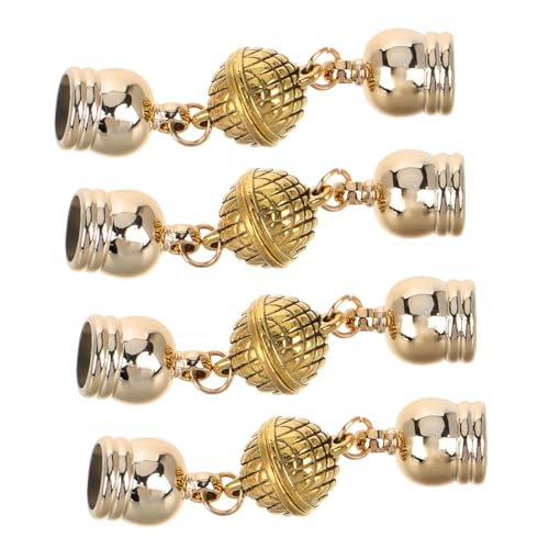 HOODANCOS 4 Stück Schmuckzubehör Schmuck Zubehör Schmuck Magnetschließe Magnetischer Halskettenschloss Armbandverschlüsse Magnetverschlüsse für Halsketten Schmuckverschlüsse Metall Golden HOODANCOS 4 Stück Schmuckzubehör Schmuck Zubehör Schmuck Magnetschließe Magnetischer Halskettenschloss Armbandverschlüsse Magnetverschlüsse für Halsketten Schmuckverschlüsse Metall Golden von HOODANCOS