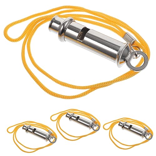 HOODANCOS 4 Stück Sportpfeifen für Schiedsrichter Professionelle Signalpfeifen für Outdoor Aktivitäten für Training Sport und Notfälle HOODANCOS 4 Stück Sportpfeifen für Schiedsrichter Professionelle Signalpfeifen für Outdoor Aktivitäten für Training Sport und Notfälle von HOODANCOS