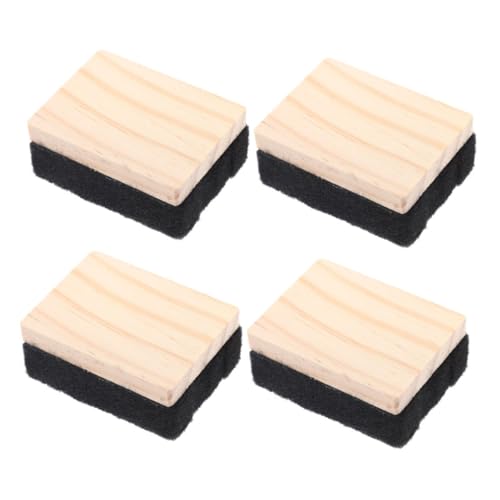 HOODANCOS 4 Stück Tafelradierer Aus Holz Kreidetafel-radiergummis Mini-whiteboard-radierer Löschbar Campus-radiergummi Und Sauber Tücher Planke Klein Weiß Für Hat Hölzern HOODANCOS 4 Stück Tafelradierer Aus Holz Kreidetafel-radiergummis Mini-whiteboard-radierer Löschbar Campus-radiergummi Und Sauber Tücher Planke Klein Weiß Für Hat Hölzern von HOODANCOS