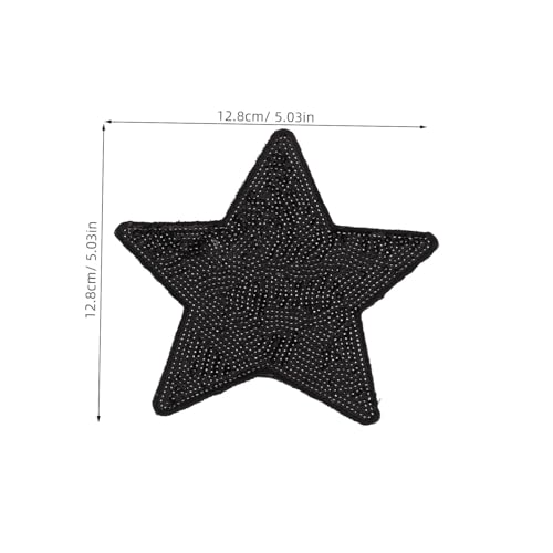 HOODANCOS 4 Stück Teiliges Pailletten Stern Aufbügler Patches für Kleidung DIY Verzierungen Aufnäher mit Glitzer für Jacken Taschen Hüte Kreative Applikationen HOODANCOS 4 Stück Teiliges Pailletten Stern Aufbügler Patches für Kleidung DIY Verzierungen Aufnäher mit Glitzer für Jacken Taschen Hüte Kreative Applikationen von HOODANCOS
