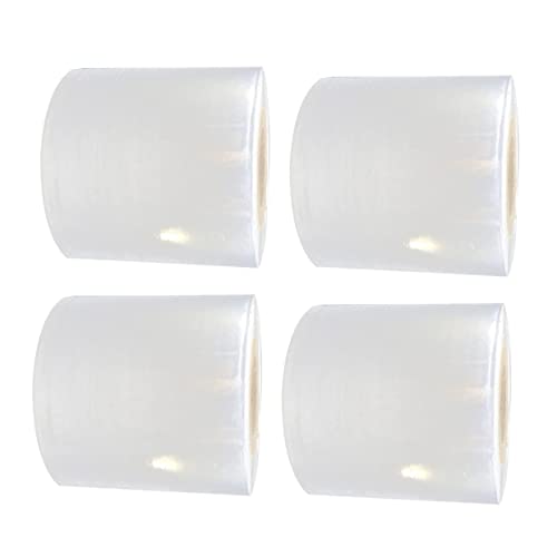 HOODANCOS 4 Stück Teiliges Pe Stretch Folien Transparente Verpackungsfolie Umweltfreundliche Strapazierfähige Folie für Sicheres Verpacken und Lagern von HOODANCOS 4 Stück Teiliges Pe Stretch Folien Transparente Verpackungsfolie Umweltfreundliche Strapazierfähige Folie für Sicheres Verpacken und Lagern von von HOODANCOS