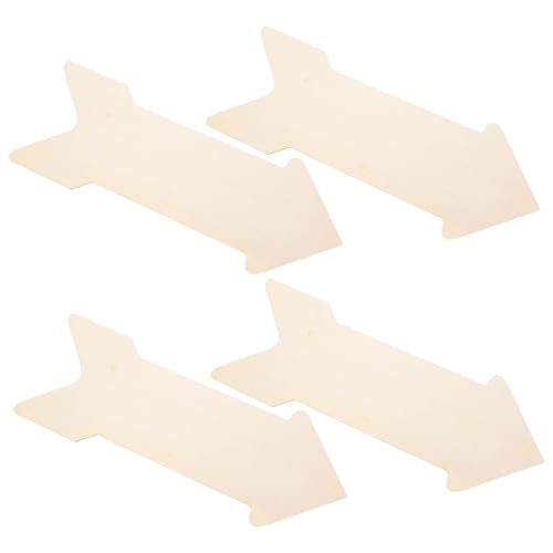 HOODANCOS 4 Stück Teiliges Unlackierte Holzpfeile zum Basteln Robuste DIY Holzrohlinge mit Glatter Oberfläche Natürliches Holzdekor für Kreative Holzarbeiten und Gestaltung HOODANCOS 4 Stück Teiliges Unlackierte Holzpfeile zum Basteln Robuste DIY Holzrohlinge mit Glatter Oberfläche Natürliches Holzdekor für Kreative Holzarbeiten und Gestaltung von HOODANCOS