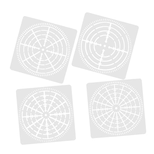 HOODANCOS 4 Stück Wandmalerei-Vorlage DIY liefert kompakte Schablonen zarte Schablonen Malschablonen Mandala-Punkt-Vorlagen kleine Schablonen das Haustier Weiß HOODANCOS 4 Stück Wandmalerei-Vorlage DIY liefert kompakte Schablonen zarte Schablonen Malschablonen Mandala-Punkt-Vorlagen kleine Schablonen das Haustier Weiß von HOODANCOS