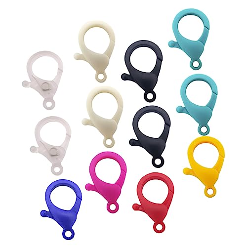 HOODANCOS 40 Stück Bunte Kunststoff Lobster Clips mit Haken für DIY Schlüsselanhänger und Bastelzubehör Robuste Verschlüsse für Armbänder und für Schmuckherstellung und Kreative Projekte HOODANCOS 40 Stück Bunte Kunststoff Lobster Clips mit Haken für DIY Schlüsselanhänger und Bastelzubehör Robuste Verschlüsse für Armbänder und für Schmuckherstellung und Kreative Projekte von HOODANCOS