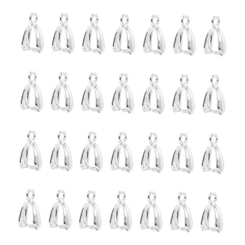 HOODANCOS 40 Stück DIY Anhänger Clips aus Legierung Silberne Schmuckverbinder Vielseitige Ohrschmuck Zubehör für Halsketten und Armbänder Langlebig und Einfach zu Verwenden HOODANCOS 40 Stück DIY Anhänger Clips aus Legierung Silberne Schmuckverbinder Vielseitige Ohrschmuck Zubehör für Halsketten und Armbänder Langlebig und Einfach zu Verwenden von HOODANCOS