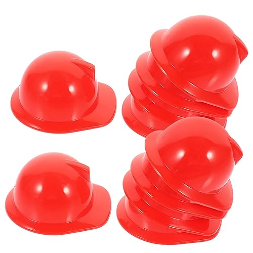 HOODANCOS 40 Stück Teiliges Mini Sicherheitshelme aus Kunststoff Mini Bauhelme in Leuchtendem Rot Detailreiche Puppenzubehör für Kostümparty Realistische Miniatur Baukappen als Dekoration HOODANCOS 40 Stück Teiliges Mini Sicherheitshelme aus Kunststoff Mini Bauhelme in Leuchtendem Rot Detailreiche Puppenzubehör für Kostümparty Realistische Miniatur Baukappen als Dekoration von HOODANCOS