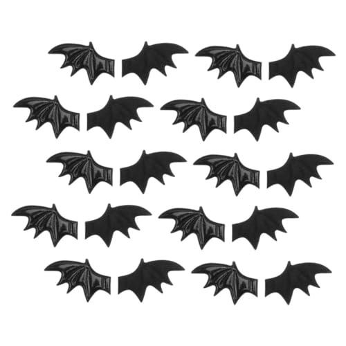 HOODANCOS 40Stücke Fledermausflügel DIY Bastelsets Für Halloween Schwarze Fledermausflügel Für Applikationen Und Dekoration Für Bastelprojekte Und Feiern HOODANCOS 40Stücke Fledermausflügel DIY Bastelsets Für Halloween Schwarze Fledermausflügel Für Applikationen Und Dekoration Für Bastelprojekte Und Feiern von HOODANCOS