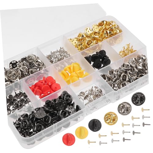 HOODANCOS 430 Stück Broschen Pins mit Klappverschluss für DIY Schmuckherstellung Sichere Anstecknadeln für Anstecknadeln Krawattennadeln und Bastelprojekte HOODANCOS 430 Stück Broschen Pins mit Klappverschluss für DIY Schmuckherstellung Sichere Anstecknadeln für Anstecknadeln Krawattennadeln und Bastelprojekte von HOODANCOS