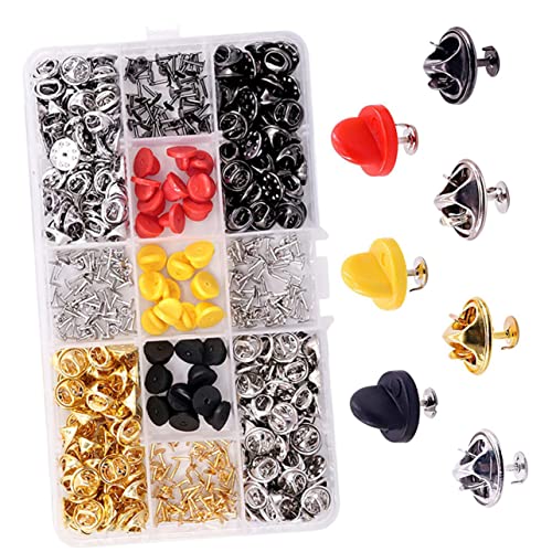 HOODANCOS 430 Stück Multifunktionale Broschenrücken Dekorative Sicherheitsverschlüsse für Anstecknadeln Ersatzpin Rücken für Flache Schmetterlings Broschen für DIY Projekte HOODANCOS 430 Stück Multifunktionale Broschenrücken Dekorative Sicherheitsverschlüsse für Anstecknadeln Ersatzpin Rücken für Flache Schmetterlings Broschen für DIY Projekte von HOODANCOS