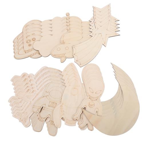 HOODANCOS 45 Stück Holzschnitte Holzscheiben Chip Leerzeichen Malen Für Planke Unvollendetes Holzhandwerk Rohlinge Basteln Holzausschnitte Ornamente Zum Basteln Holzhandwerksvorräte HOODANCOS 45 Stück Holzschnitte Holzscheiben Chip Leerzeichen Malen Für Planke Unvollendetes Holzhandwerk Rohlinge Basteln Holzausschnitte Ornamente Zum Basteln Holzhandwerksvorräte von HOODANCOS