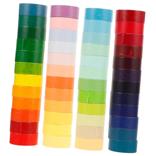 HOODANCOS 48 Rollen Farbiges Band Blau Bunt Pastell Streifen Dekoration Dünn Dekoratives Klebeband Kunsthandwerk Ästhetisch Mode Klebeband Washi Klebeband Nachfüllen Wickelband Flüsterpapier HOODANCOS 48 Rollen Farbiges Band Blau Bunt Pastell Streifen Dekoration Dünn Dekoratives Klebeband Kunsthandwerk Ästhetisch Mode Klebeband Washi Klebeband Nachfüllen Wickelband Flüsterpapier von HOODANCOS
