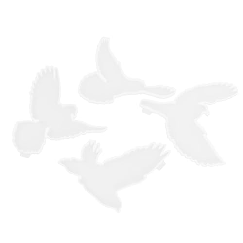 HOODANCOS 4Stücke DIY Silikonform Vogelformen für Kunsthandwerk Kompatibel mit Epoxidharz für Wanddekoration und Hoher Verschleißschutz HOODANCOS 4Stücke DIY Silikonform Vogelformen für Kunsthandwerk Kompatibel mit Epoxidharz für Wanddekoration und Hoher Verschleißschutz von HOODANCOS